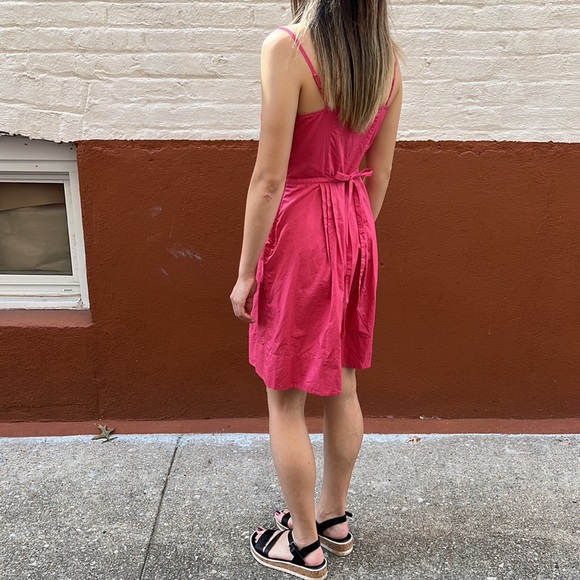 Eyelet Pleated A-line Dress - Picture 3 of 3